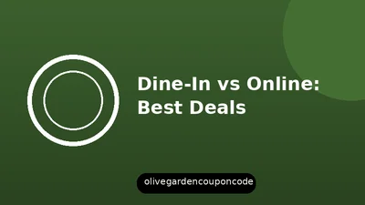 Dine-In vs Online: Where the Best Deals Live