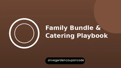 The Family Bundle and Catering Playbook