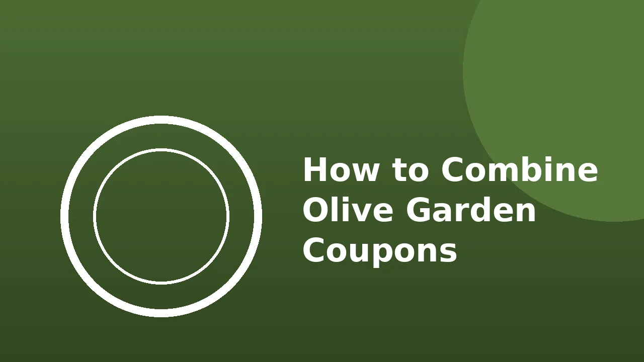 Combining an Olive Garden coupon code with a family bundle and eClub perks