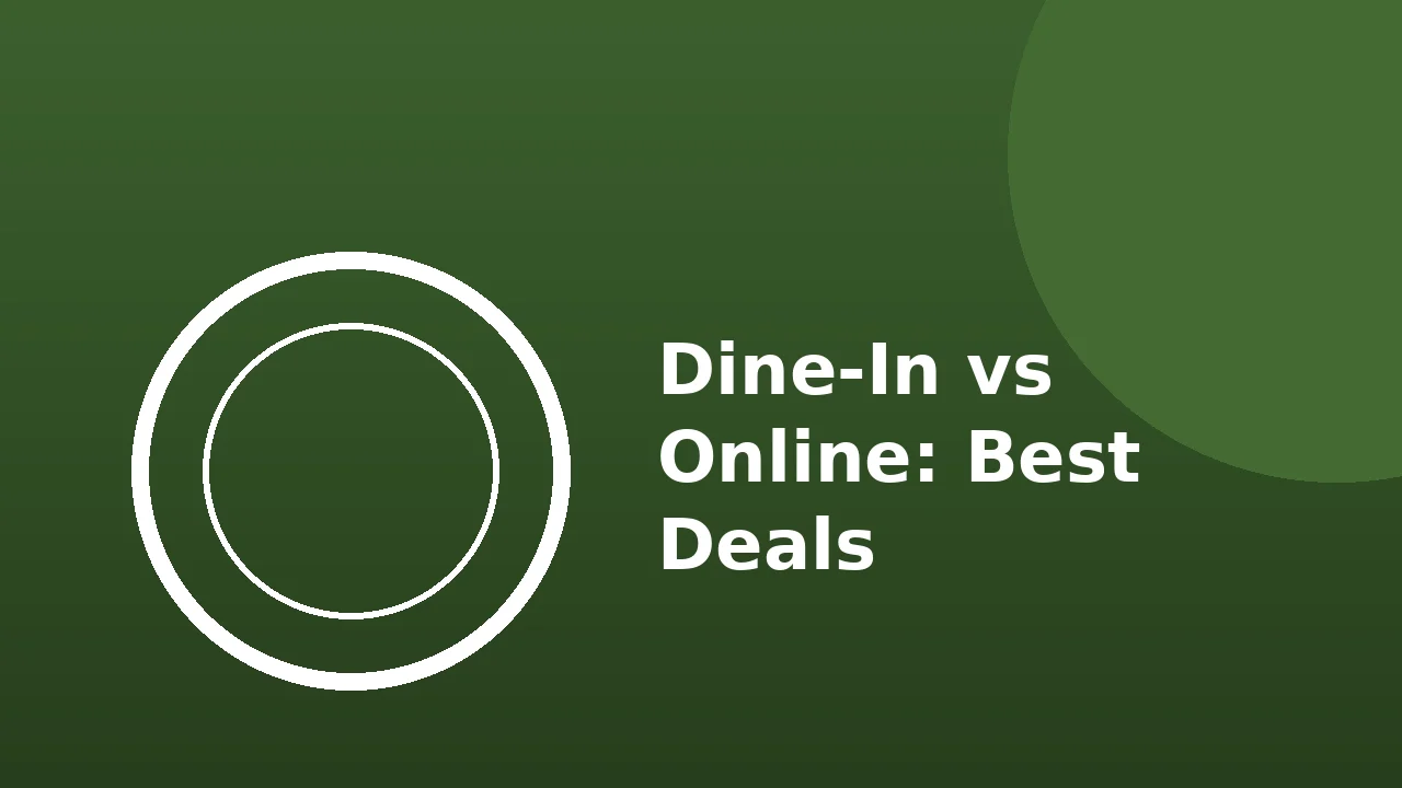 Comparing dine-in and online ordering value at Olive Garden